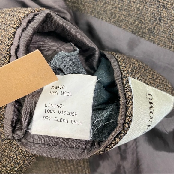 Pronto-Uomo Men's 44 R Firenze 3 Button Sport Coat Blazer Suit Jacket Wool Italy - Picture 6 of 14